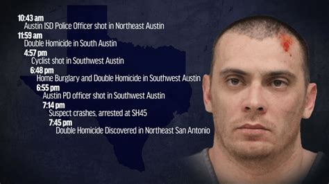 What we know about the suspect in Tuesday's shooting spree in Austin, San Antonio